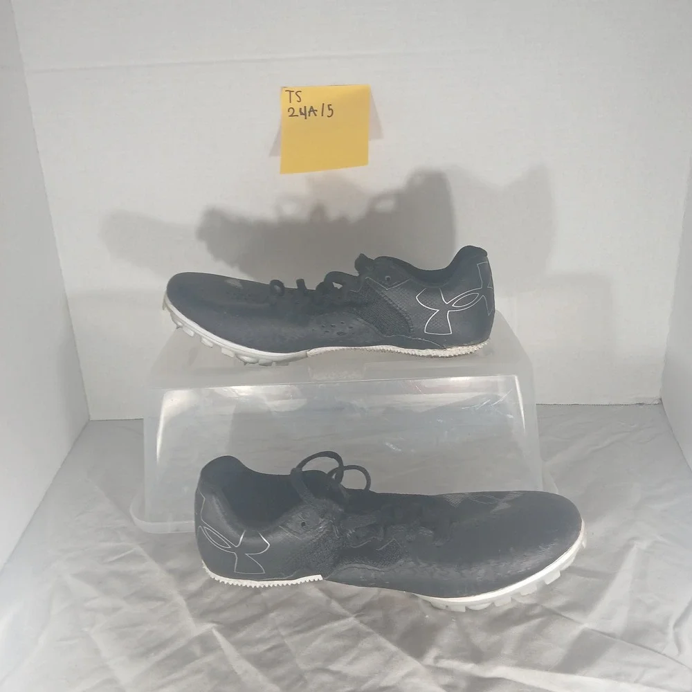 Under Armour Sprint Track‎ Spikes Black Men Size 7.5 US M7.5 W9 UK6.5 EUR40.5